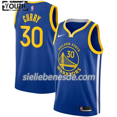 Kinder NBA Golden State Warriors Trikot Stephen Curry 30 Nike 2019-2020 Icon Edition Swingman